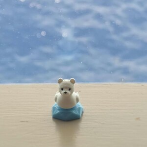 Mini Glow Iceberg Polar Bear Duck – Mini Cruise Ducks – Alaska Theme (1" Tall) image 16