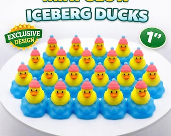 Mini Glow in the Dark Iceberg Duck | Exclusive Design | Cruise Hiding Toy