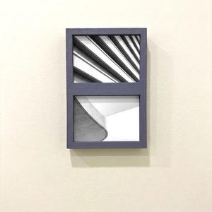 Double photo frame - Grainy texture - Clean design