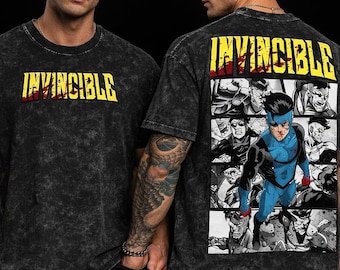 Invincible T-Shirt, Unisex Mineral Wash T-shirt