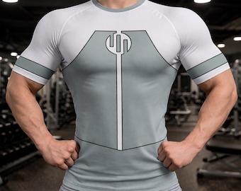 Conquest invincible Athletic T-shirt, Viltrumite Invincible Short Sleeve Shirt, Anime Superhero Workout Shirt, Gym Fitness Apparel