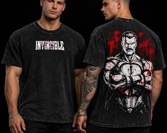 Omni-Man Invincible T-Shirt, Unisex Mineral Wash T-shirt