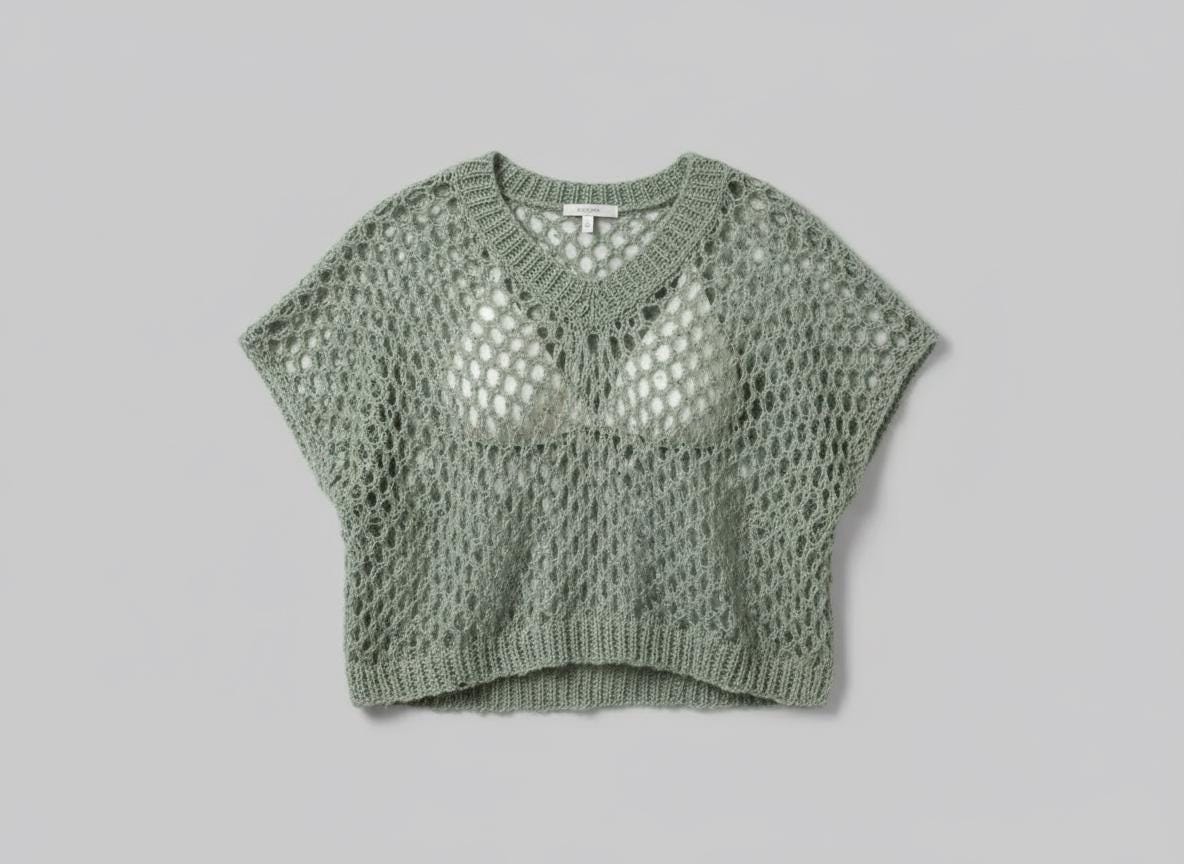 Sheer Knit Top - Etsy