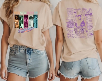 Benson Boone Mr Electric Blue Concert T-Shirt, Things Graphic Tee
