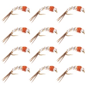 Lightning Bug Fly Fishing Nymph Attractor Pattern – Size 16, 12 Pack