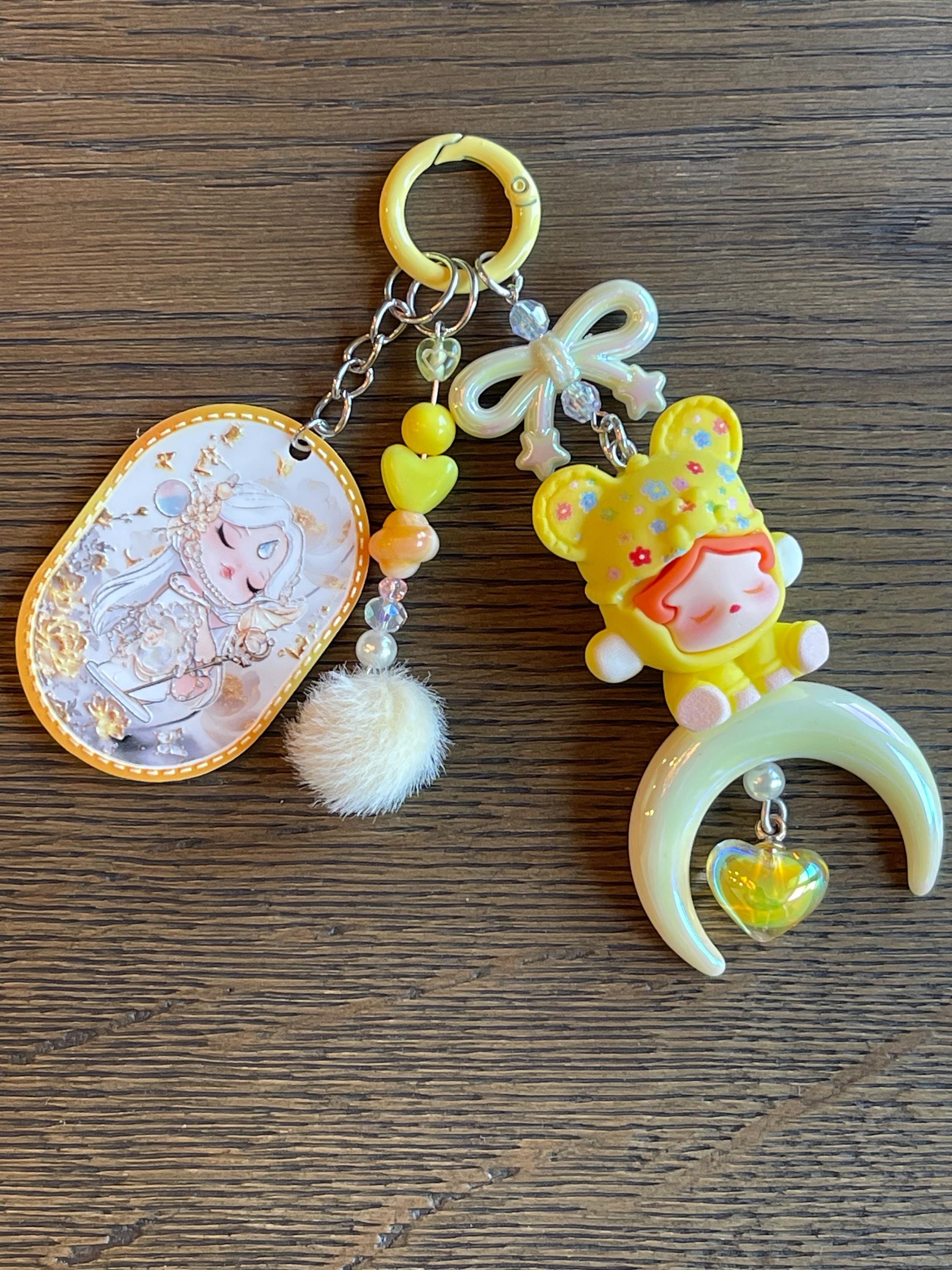 Skull panda keychain - Etsy 日本
