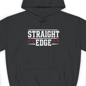 Straight Edge Sweatshirt - Etsy