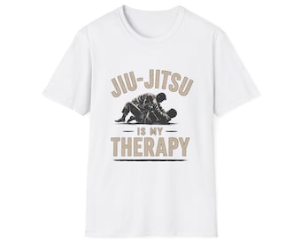 Camiseta Jiu-Jitsu es mi terapia / Camiseta de artes marciales y grappling