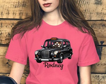 Custom Dog Shirt, Funny Personalized Bulldog Parent Gift, British Cabby, Dog Lover Tee