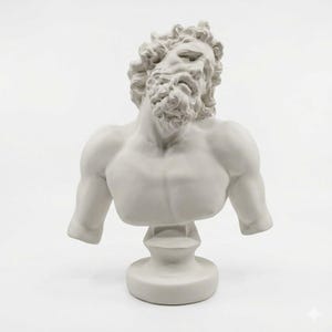 Laocoon Bust Sculpture - Ancient Greek Mythology Statue - Handmade Classical Art Decor - Trojan Priest Figurine