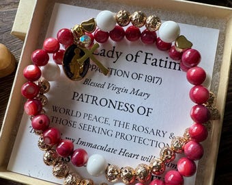 Our Lady of Fatima Rosary Wrap
