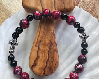Holy Spirit Mens Rosary Bracelet