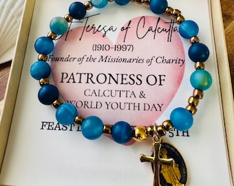 Mother Teresa Rosary Bracelet