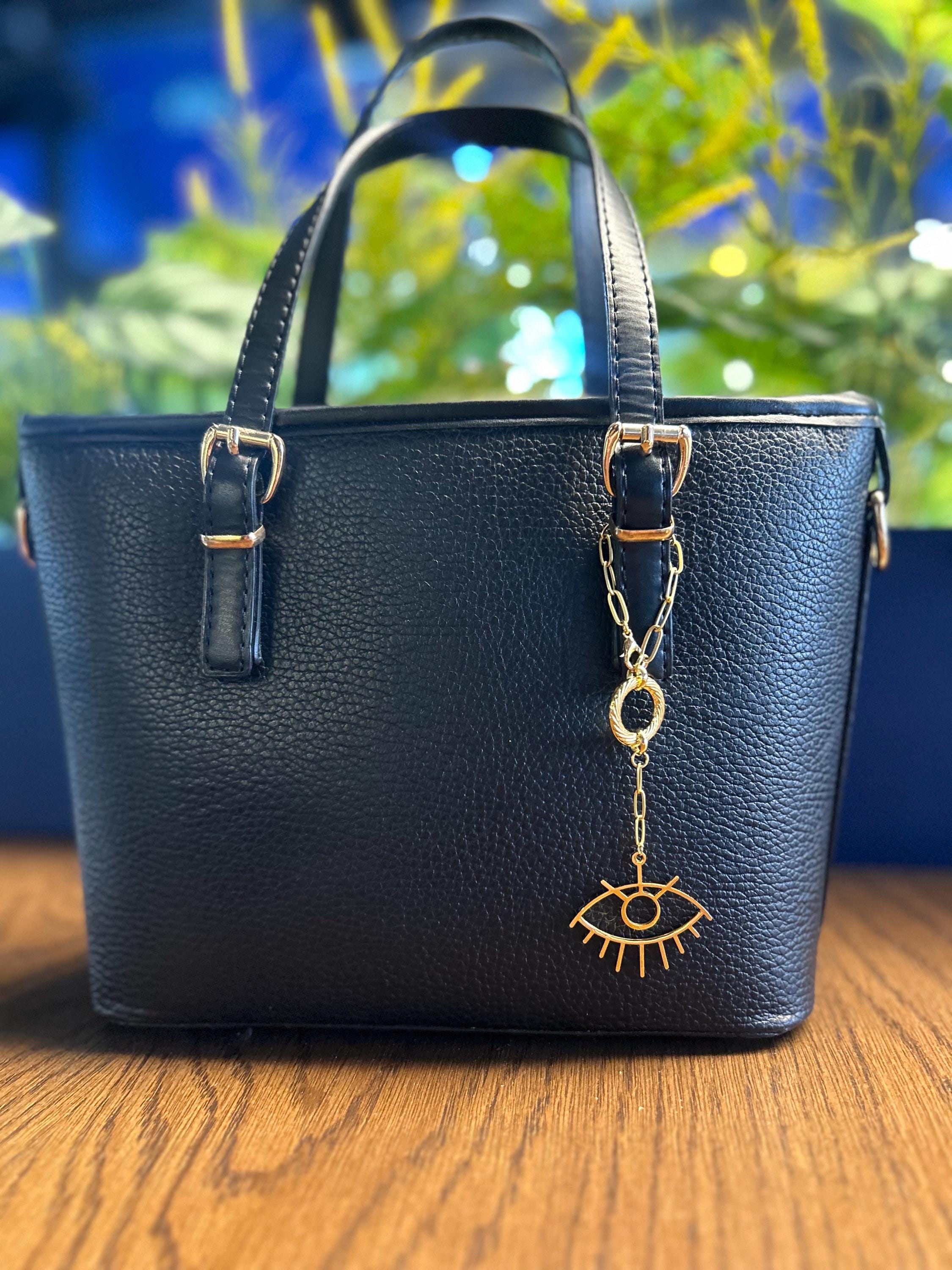 Golden Eye Bag Charm
