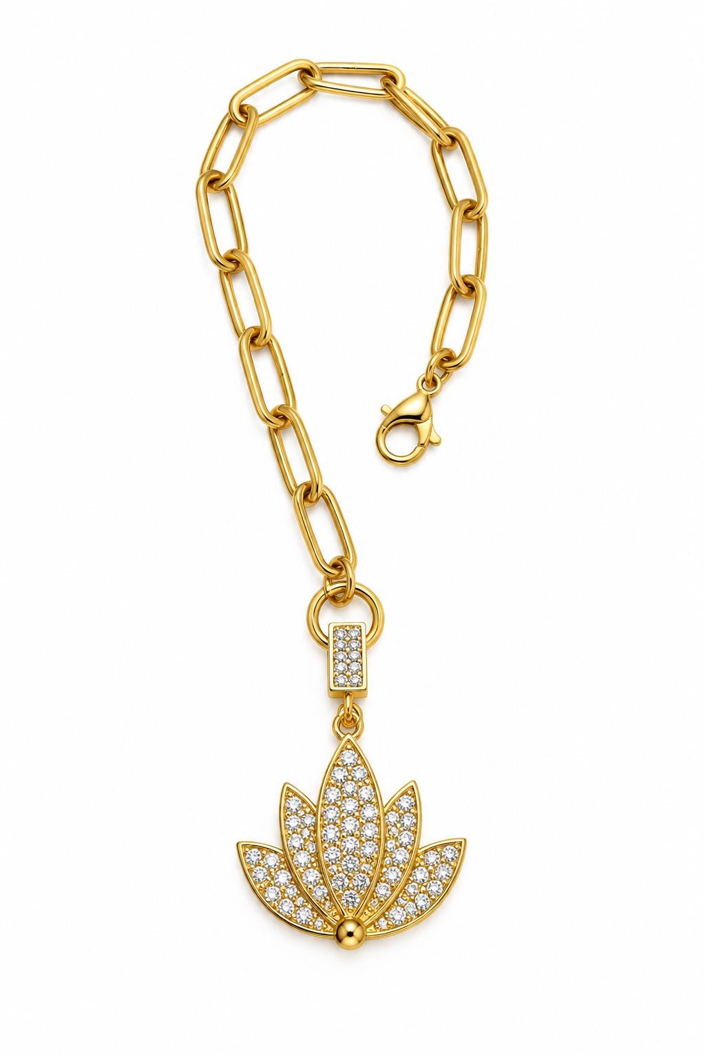 Lotus Bag Charm