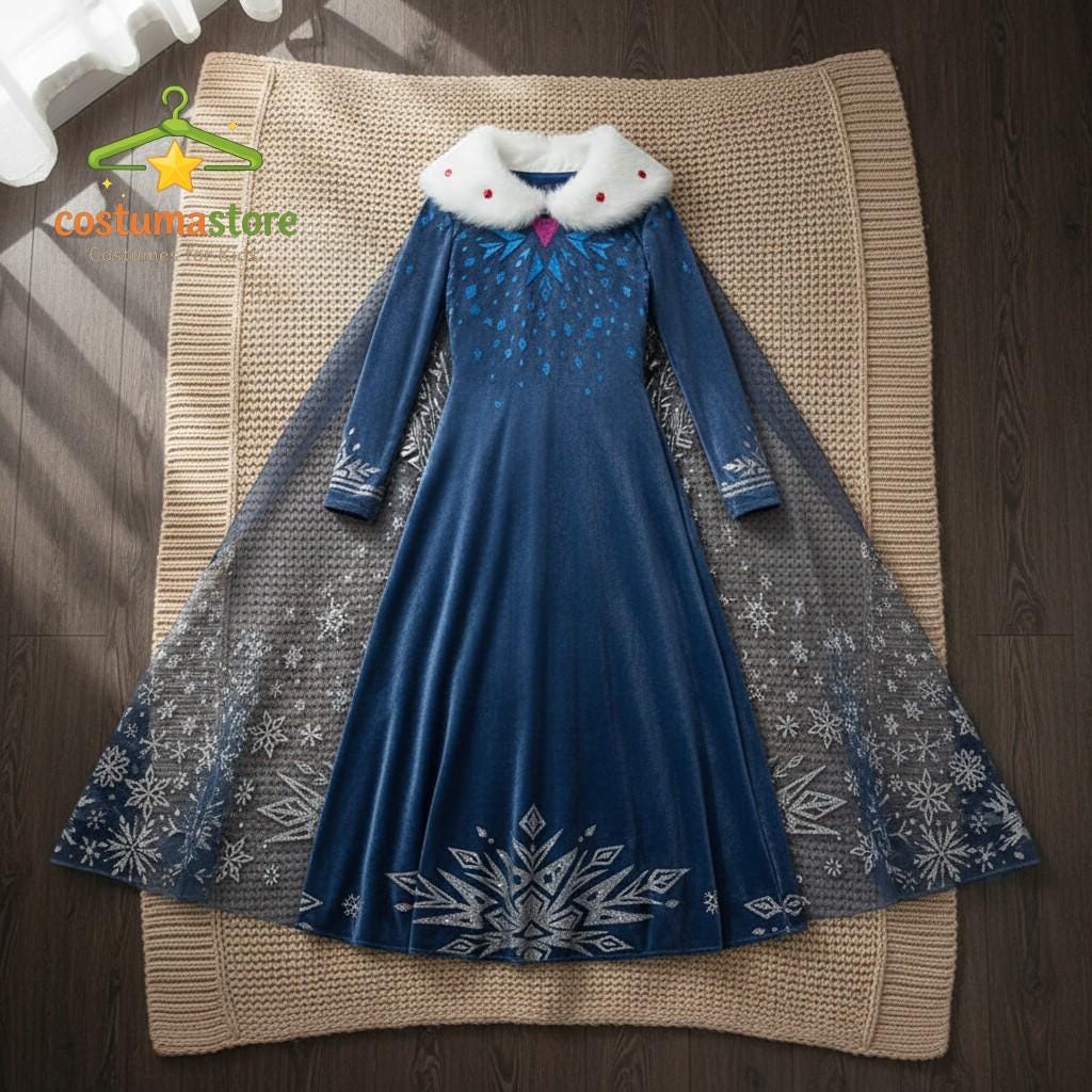 Elsa Winter Costume - Etsy UK