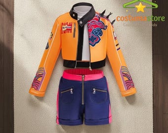 Kpop Girls Costume Set 3PCS Kids Outfit Idol Stage Cosplay Birthday Party Halloween Dress Up Clothes Ages 4–12