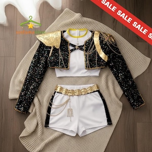 gold formal dresses australia Gold Sequin Jacket - Adults main image 1