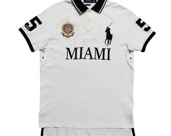 Ralph Lauren Miami Big Pony Polo White Chief Keef City Edition
