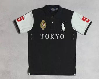 Polo Ralph Lauren Polo T-Shirt Tokyo Barcelona || 5 Big Pony Luxury PRL Chief Keef