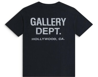 Gallery Dept Hollywood Tee | Minimal Logo T-Shirt | Streetwear Graphic Shirt | Unisex Casual Wear