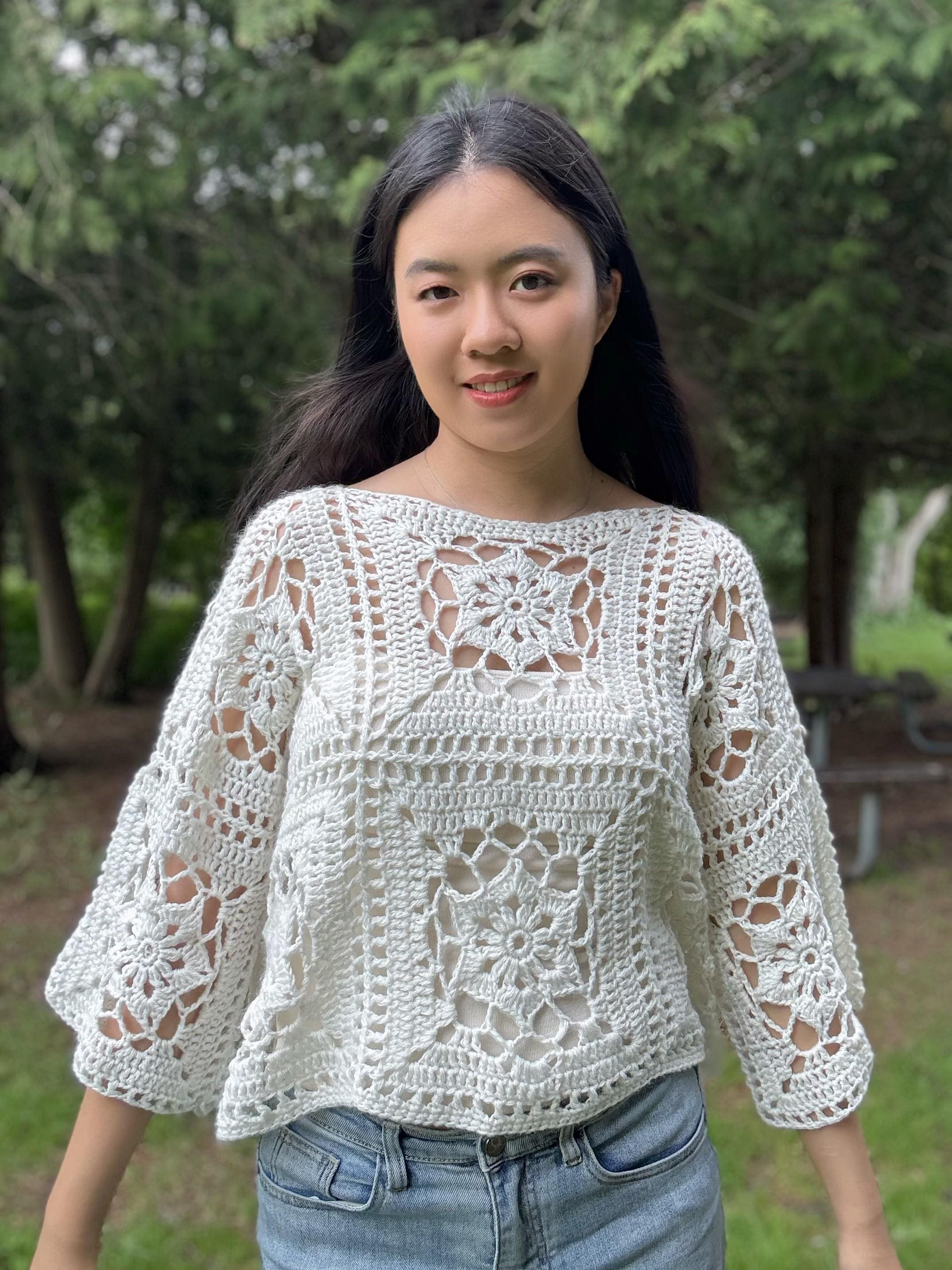 Granny square top - Etsy 日本