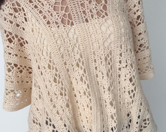 Not Just a Poncho Crochet Pattern PDF, Multi-Way Mesh Poncho Top, Convertible Crochet Cover Up, Beginner Friendly Clothing Pattern