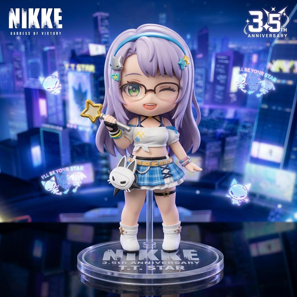 No Sofvi No Life 2025　ニキ（NIKI）ソフビ　イエロー Goddess of Victory Nikke, 3.5 Year Anniversary Live Stream, Co