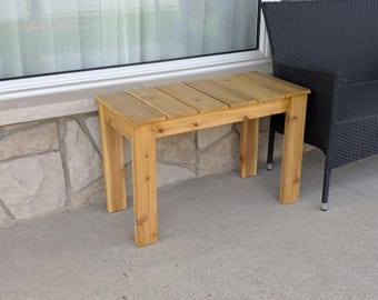 Cedar Side Table