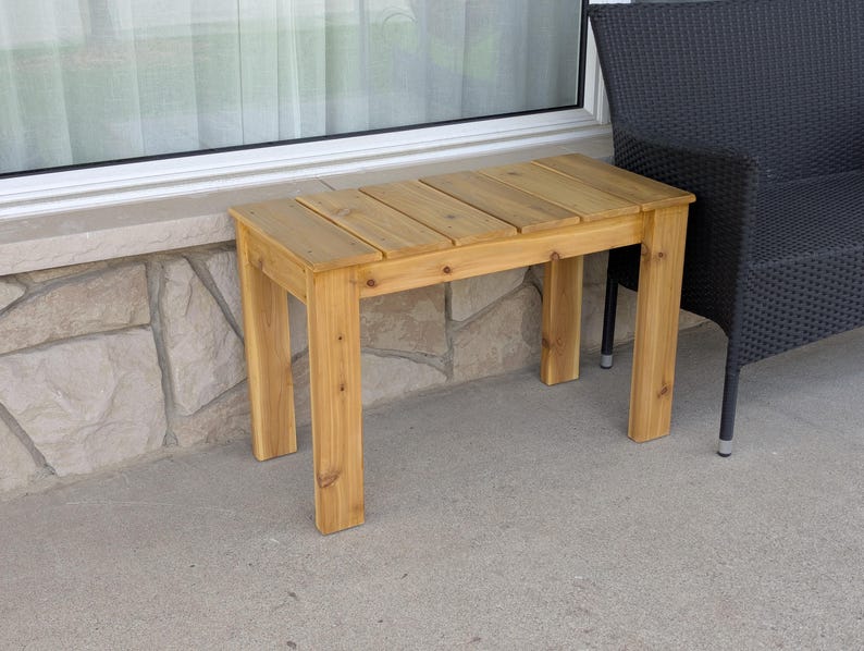 Cedar Side Table - Etsy