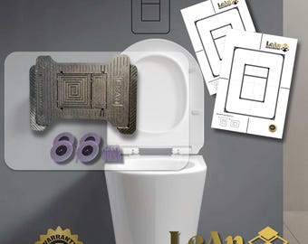 Concealed flush button for GROHE, suitable for installation under tiles.
