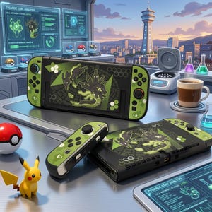 Pokemon theme Nintendo Switch 2 Case Dockable Slim Fit Protective Shell NS2 Gaming Console Cover Shockproof Hard Shell switch 2 accessories