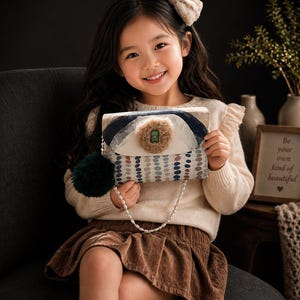 One of a Kind Mini Statement Bag | Handmade Repurposed Purse | Unique Artistic Handbag | Upcycled Design