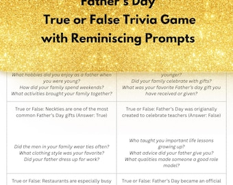 父の日トリビアゲーム｜認知症の方にも配慮した回想を促す質問集（PDFダウンロード）