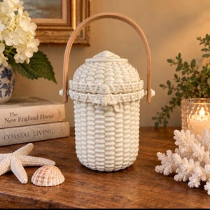 ナンタケットバスケット飾り Nantucket lightship basket - Etsy 日本