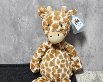Adorável leão de pelúcia Fuddlewuddle da Jellycat, bichinho de pelúcia macio estilo safari, brinquedo da Jellycat London