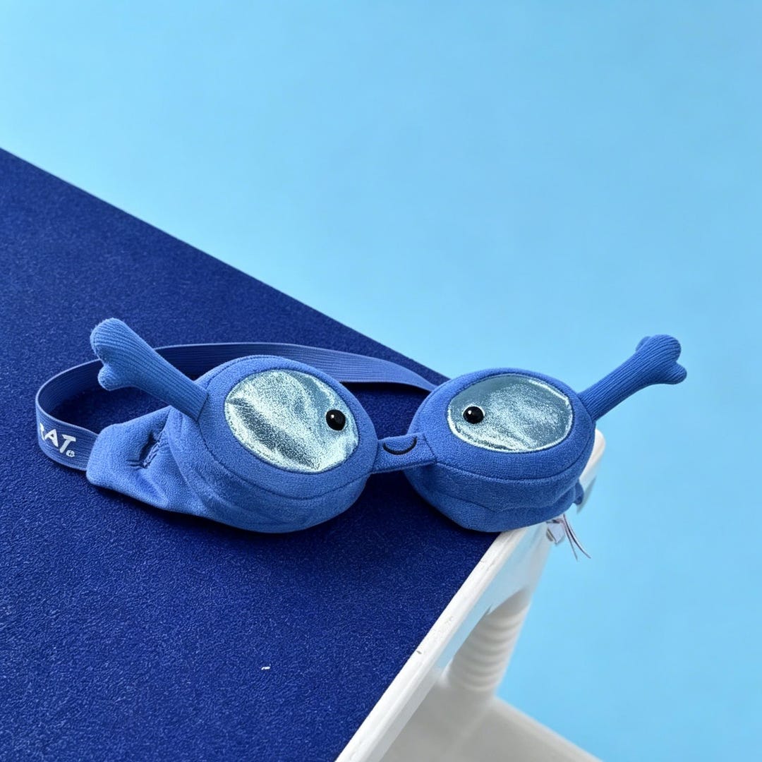 Jellycat Amuseables Swim Goggles Plush, Cute Swimming Goggles Stuffed ...