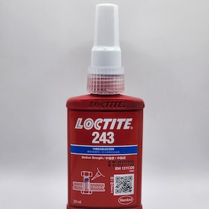 Loctite 243 – Blue Threadlocker, Medium Strength – 50 ml - PRO