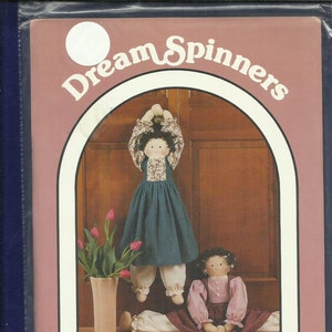 May include: A sewing pattern for a 28-inch doorknob or draft stopper doll. The pattern is called "Warm at Heart" and is from Dream Spinners. The pattern includes instructions for making a doll with adjustable length. The pattern is from Great American Quilt Factory, Inc. and is copyrighted 1987.