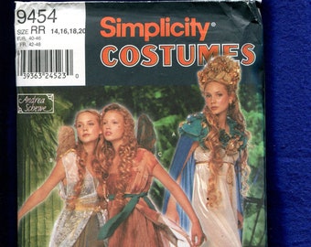 Simplicity 9457 Forest Nymph Fairy Costume Pattern Size 14 to 20 UNCUT