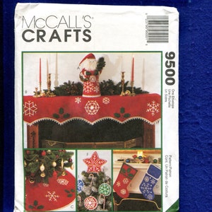 McCall&#39;s 9500 Nordic Holiday Decor Pattern  UNCUT