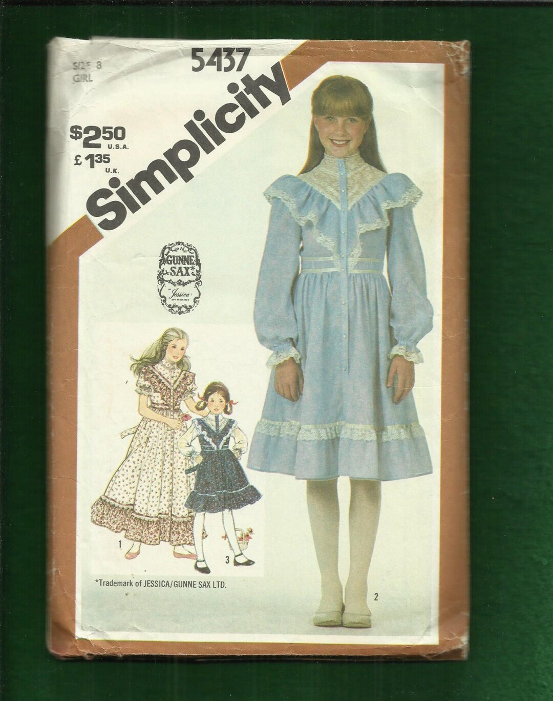 GUNNE SAX スカート 1970s GUNNE SAX Patchwork Circle Skirt Maxi Dress | x-small