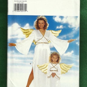Butterick 4116 Angel Costumes for Adults and Kids Sizes 6-18 Adults  2 -6x Childs UNCUT