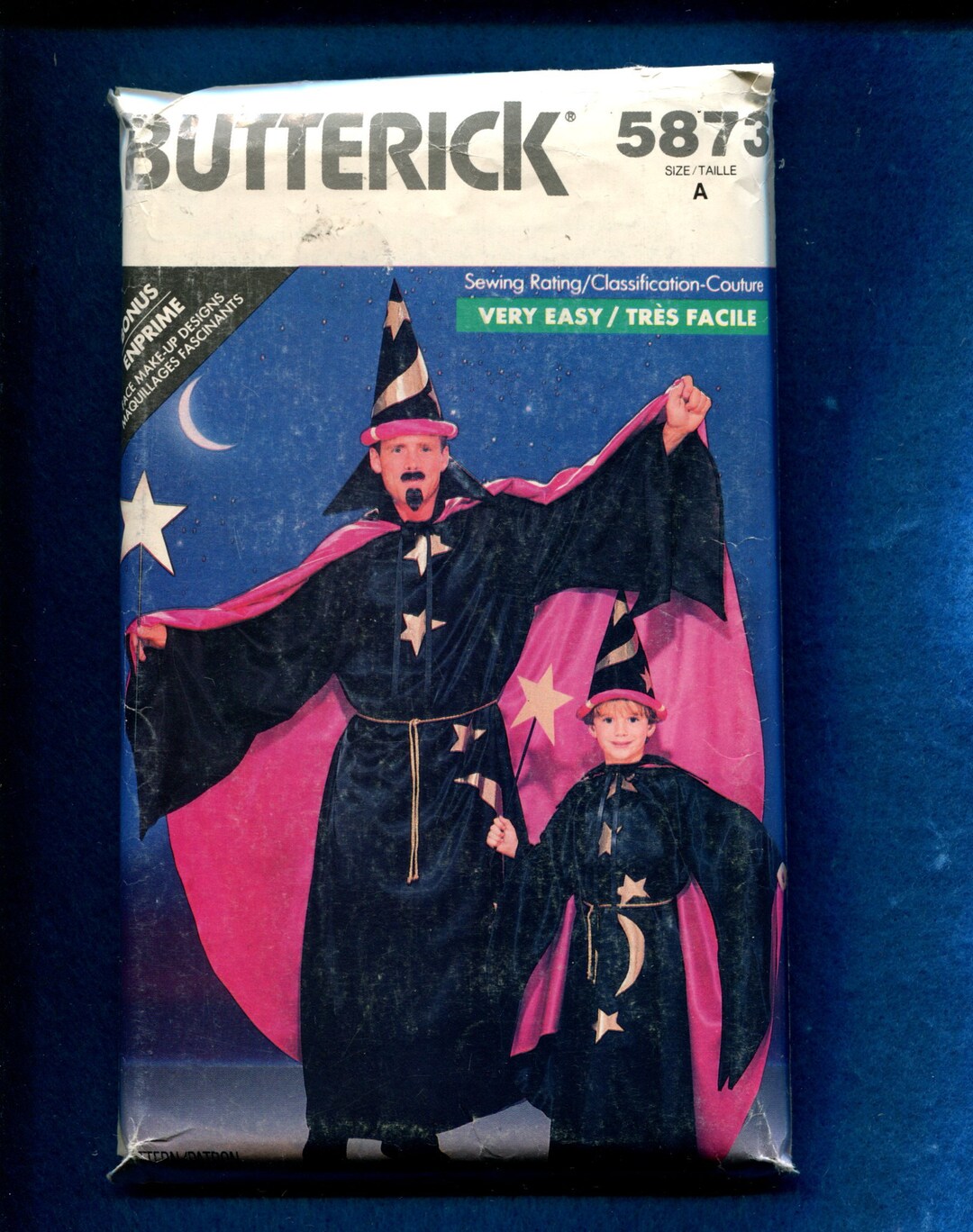 Butterick 5873 Wizard Costume Pattern for Adults Size XS to L Etsy
