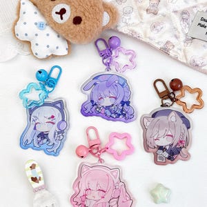 Project Sekai Acrylic Keychain - Fluffy Ribbon - Nightcord at 25:00