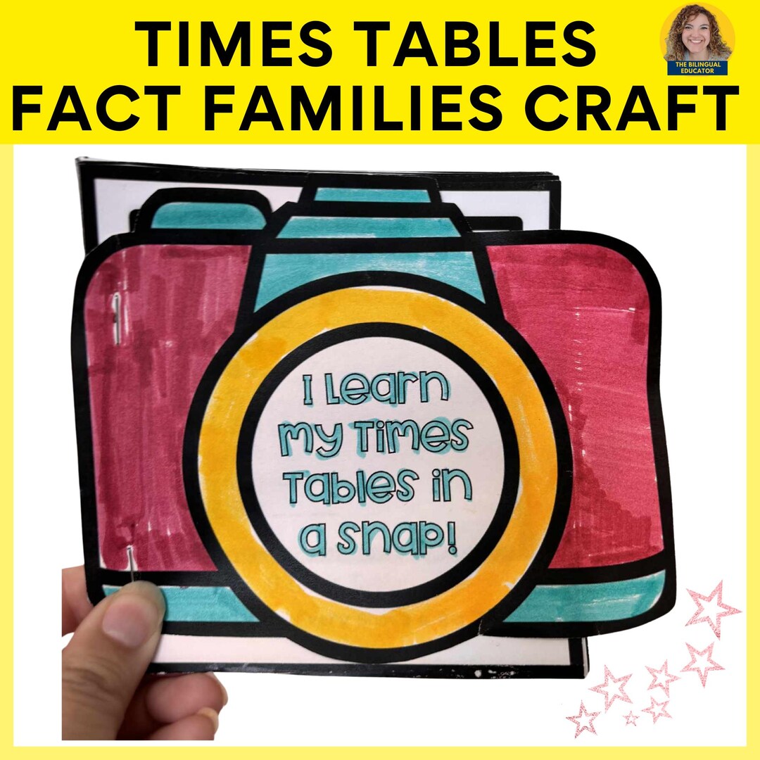 Multiplication Fact Families Craft - Etsy