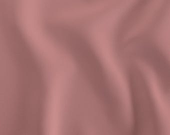 Dusty Rose Pima Cotton Fabric, Retro Quilting Solid, Farmhouse Sewing Pre-Cut Fabric