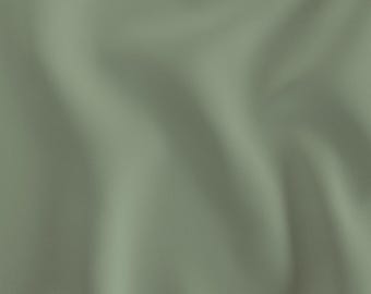 Sage Green Pima Cotton Fabric, Farmhouse Retro Quilting Sewing Material Pre-Cut Fabric