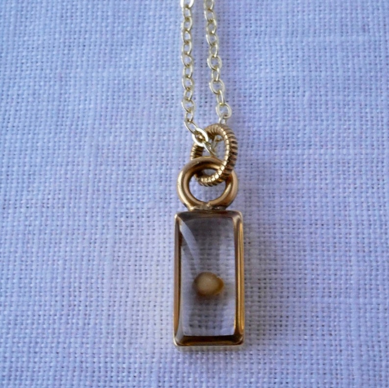 Mustard Seed Necklace Sterling Silver Necklace Faith Etsy