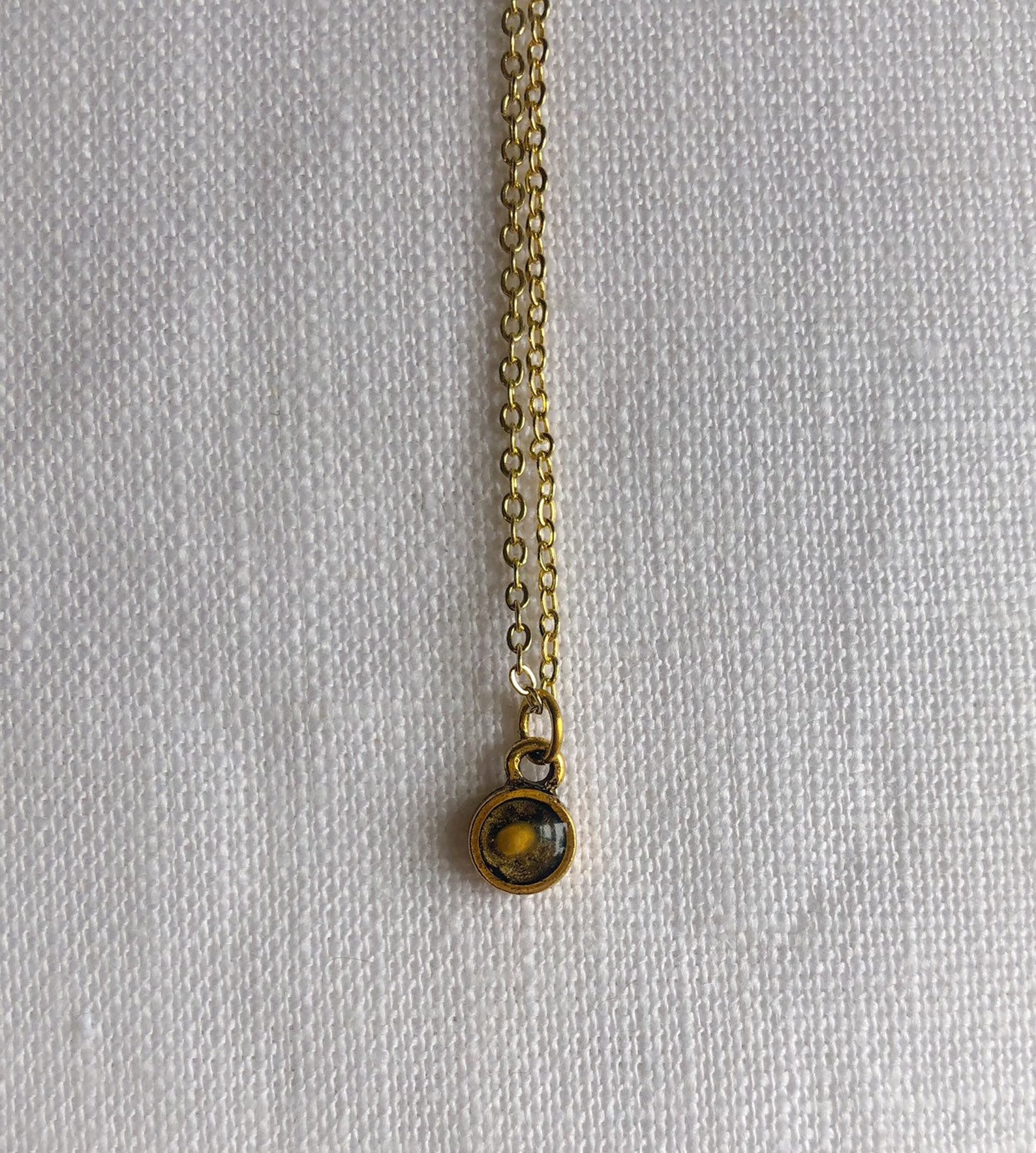 Mustard Seed Necklace Tiny Round Mustard Seed Faith Jewelry - Etsy